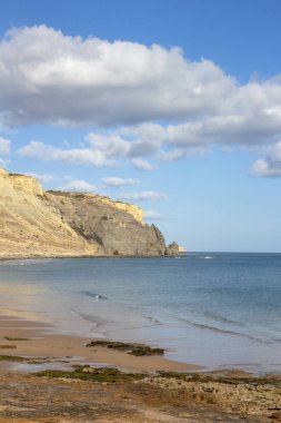 Praia da Luz Plajı, Algarve, Portekiz