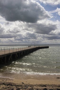 Mavna İskelesi, Shoeburyness, Essex, İngiltere 