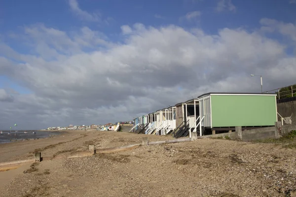 Thorpe Bay Beach, Essex, Anglie — Stock fotografie