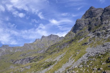 Tonsas-heia, Vest-Lofoten, Norveç yakınlarındaki manzara