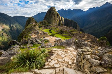 Machu Picchu Harabeleri görünümünü.