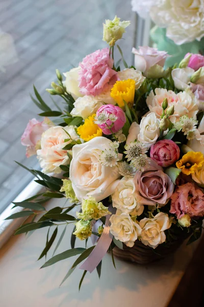 Ramo Flores Floristería Salón Bodas — Foto de Stock