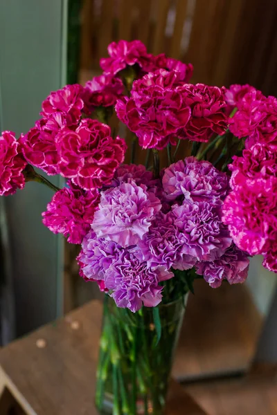 Most Beautiful Flowers Magnificent Bouquets Flowers Leg Interior Restaurant Festive — Stock Photo, Image