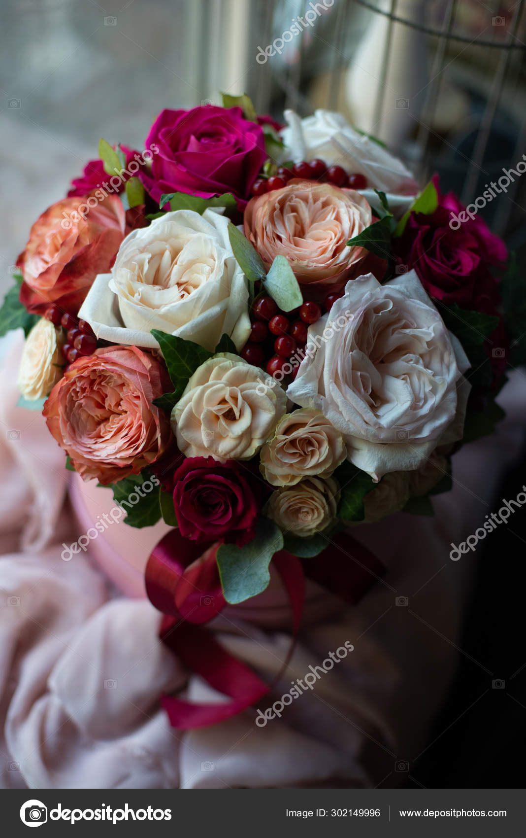 Most Beautiful Flowers Magnificent Bouquets Flowers Leg Interior Restaurant Festive Stock Photo Image By C Plan905 302149996