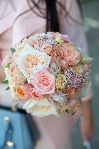 Las Flores Más Bellas Magníficos Ramos Flores Pierna Interior Del —  Fotos de Stock