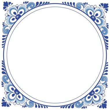 Delft blauw tegel - Hollanda mavisi döşeme