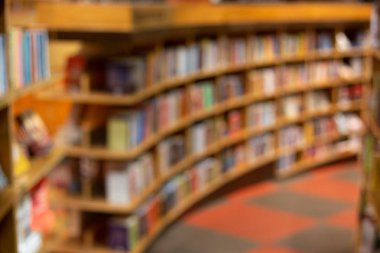 arka plan için defocused Kitabevi