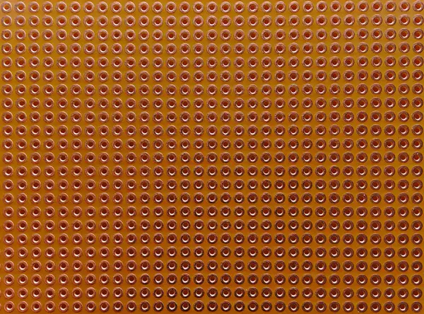 Empty Pcb Board Copper Coated Holes Diy Electronic Projects Close — Stock Photo, Image