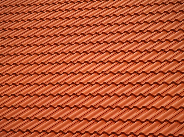 Detail Střechy Dlaždicemi Hladce Texturované Vzory — Stock fotografie