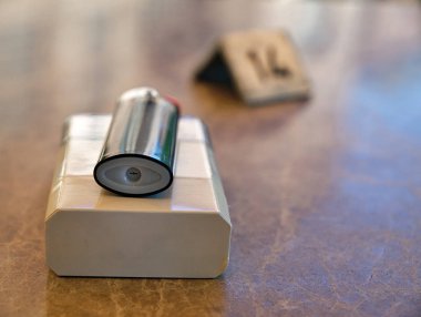 Kopya alanı ile UNBRANDED Sigara paket ve hafif yakın.