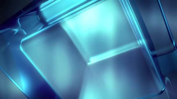 Laço de fundo de movimento 4K de vidro brilhante — Vídeo de Stock