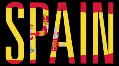 Ön planda tip maske Ile Ispanya bayrağı