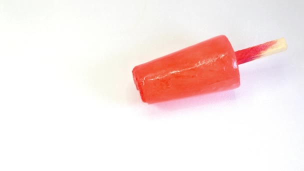 Stopp rörelse av Popsicle smältning — Stockvideo