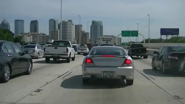 Tampa Traffic Jam — Wideo stockowe