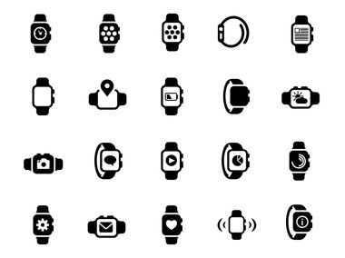 akıllı saat siyah beyaz