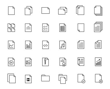 belge simgeleri siyah beyaz küme