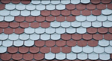 Renkli çatı doku andulin düşük