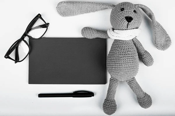 School board and plush toy. High quality photo