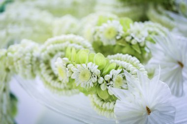 Düğün buket çiçek yeşil