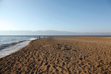 Long Beach, gökyüzü ve kum
