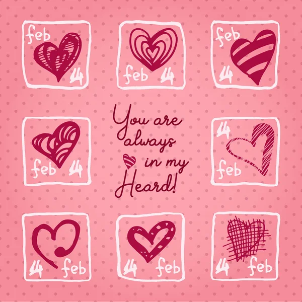 Cartão Dia Dos Namorados Convite Com Texto Motivação Você Está —  Vetores de Stock