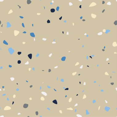 Terrazzo renkli seamless modeli soyut tekrar arka plan sanat tasarlamak tekstil baskı için karo, duvar kağıdı, conept, ev dekorasyonu gri, siyah mermer doku vektör vintage illüstrasyon marka seramik,