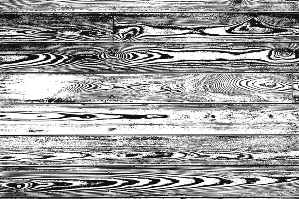 Textura Pared Madera Natural Aislada Sobre Fondo Blanco Patrón Sin — Vector de stock