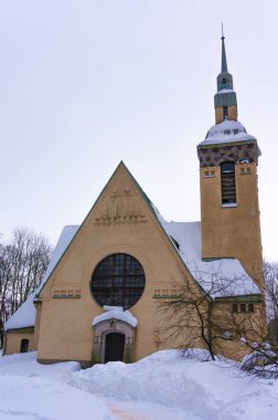Kirch ibadet yeri. Zelenogorsk' ta. Petersburg