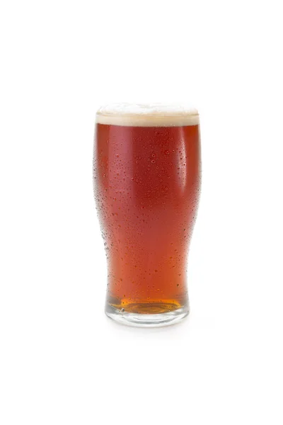 Bier in een Pint glas — Stockfoto