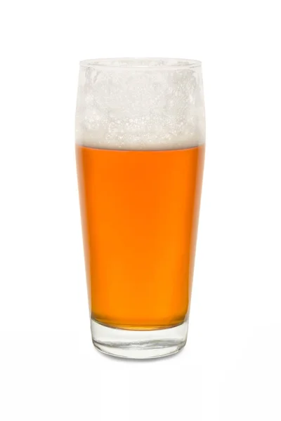 Craft Pub Glass dengan Quarter Empty Glass — Stok Foto