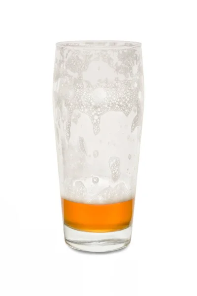 Craft-Pub-Glas mit Viertelleerglas — Stockfoto
