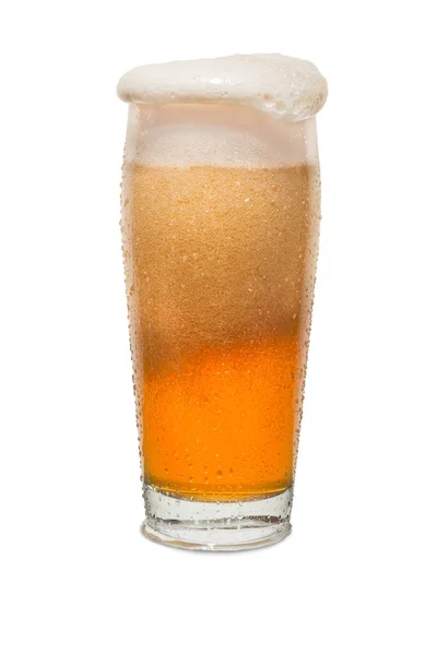 Cerveza de Pub Artesanal Sudada Desbordante de Cerveza # 1 — Foto de Stock