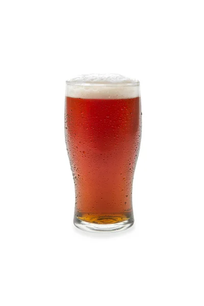 Amber Ale em copo de cerveja # 1 — Fotografia de Stock