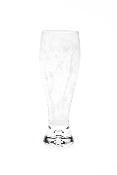 Boş köpüklü bira cam — Stok fotoğraf