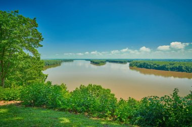 Riverview Park 'tan Mississippi Nehri Hannibal, Mo
