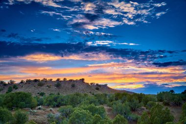 Kuzey Meyve Çölü 'nde gün batımı