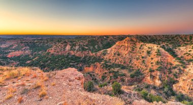 Palo Duro Kanyonu 'nda gün doğumu, Tx