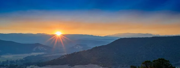 Salida del sol en Ridgway State Park Colorado —  Fotos de Stock