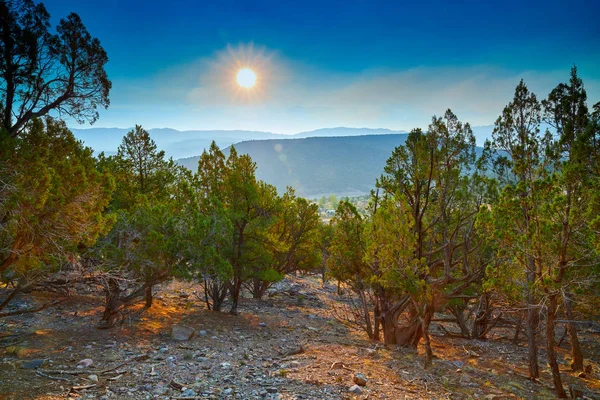 Salida del sol sobre Cimarron Ridge Colorado —  Fotos de Stock