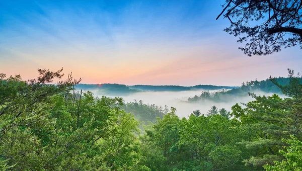 Alba a Red River Gorge, KY — Foto Stock