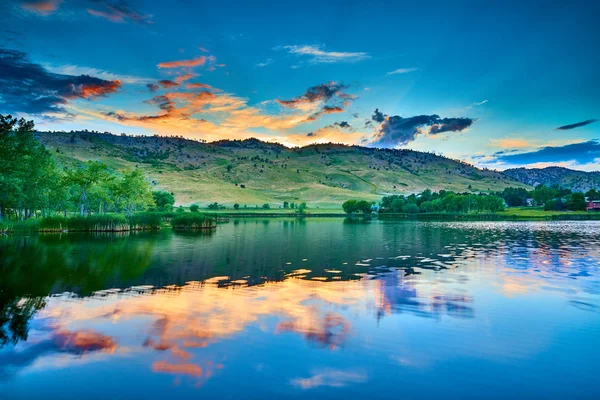 Sunset on Wonderland Lake — Stock Photo, Image