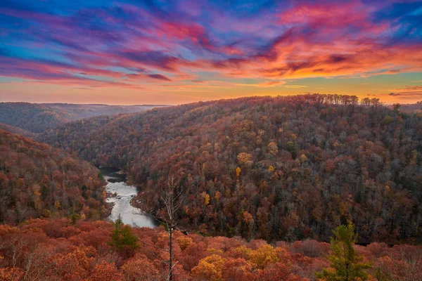 East Rim Overlook - Big South Fork National River and Recreation — Φωτογραφία Αρχείου