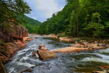 Kuzey Carolina 'da Wilson Creek' te Rapids.