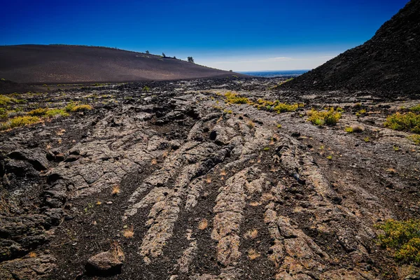 Flowa Lavă Craterele Parcului Național Lună — Fotografie, imagine de stoc