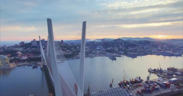 Vladivostok Rusia Iulie 2017 Vedere Aeriană Vladivostok — Videoclip de stoc