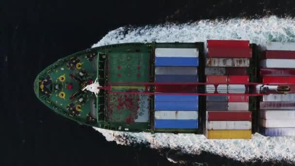 Vladivostok Ryssland December 2018 Flygfoto Över Fartyget Vladivostok — Stockvideo