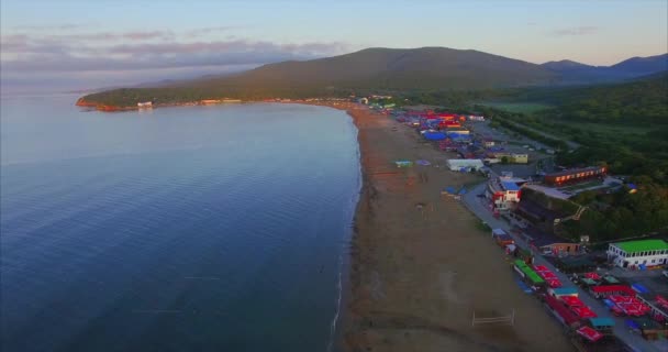 Владивосток Россия Июля 2017 Вид Воздуха Судно Владивостоке — стоковое видео
