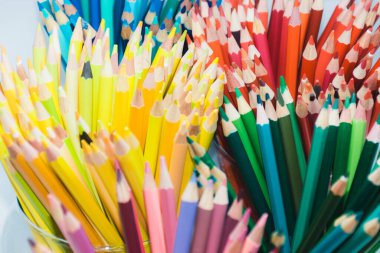 Renkli kalem koleksiyonu