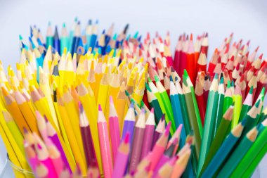 Renkli kalem koleksiyonu