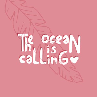 okyanus illüstrasyon çağırıyor